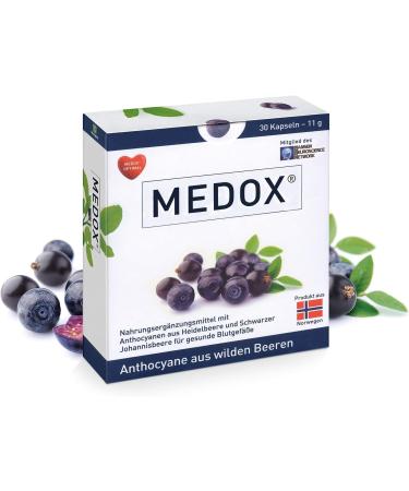 MEDOX Classic Herbal Dietary Supplement | High Anthocyanin Content per Capsule - Shop Internationally - Buy Online on GoSupps.com
