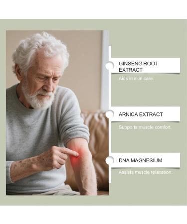 Muscle Cream - 50g Fast Absorption Non Greasy Balm - Neck Cream - For Women Men Adults Ankle Daily Comfort Elderly Care Relaxation - Buy Online on GoSupps.com