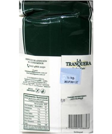 Yerba Mate La Tranquera With stems 500g - Buy Online on GoSupps.com