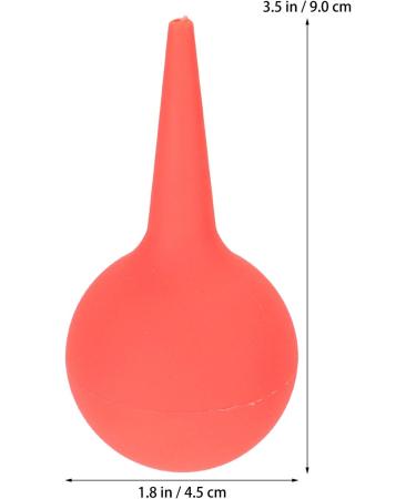 MILISTEN Hand Bulb Ear Syringe - 30ml Rubber Squeeze Bulb for Ear & Nose Cleaning | Red Ear Washing Tool - Buy Online on GoSupps.com