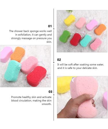 5Pcs Bathing Sponge Set - Body Cleaning & Massage Loofah for Shower - Skin Care Essentials - Buy Online on GoSupps.com