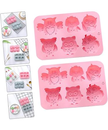 Alipis 4 Pcs Baking Cake Mold Cookie Molds Cake Baking Mold Owl Cake Mold Owl Candy Cupcake 19.9x13.8cmx2pcs Pinkx2pcs - Buy Online on GoSupps.com
