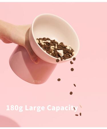 MS!MAKE SURE Elevated Ceramic Cat Bowl for Food and Water - Anti Vomiting & Whisker Fatigue Relief - Raised Tilted Cat Food Bowl for Indoor Cats in Green - Buy Online on GoSupps.com
