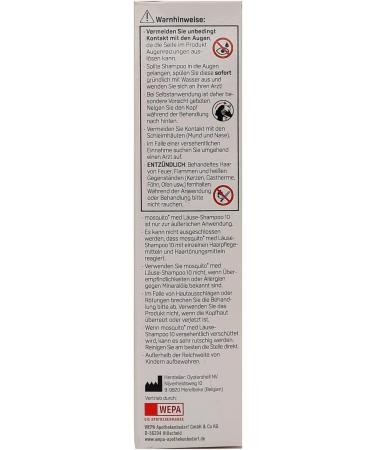 Mosquito Med Lice Shampoo 10 - Effective Lice Treatment & Practical Application | Sparma Set Plus Gift (100 ml 3) - Fast Results for Head Lice & Nits - Buy Online on GoSupps.com