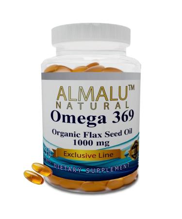 Almalu Omega 369 Omega 3-6-9 Softgels (Flaxseed Oil) 130 Capsules