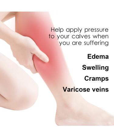 Heekooi Calf Brace Compression Sleeve (X-Large) - 1 Pair for Swelling, Shin Splints, Hiking, Training - Adjustable Support for Men and Women - Buy Online on GoSupps.com