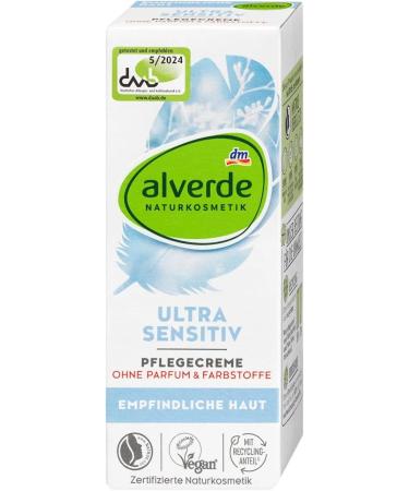alverde NATURKOSMETIK nourishing cream Ultra Sensitive 50 ml - Buy Online on GoSupps.com