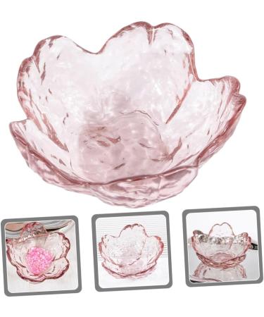 Ipetboom Acrylic glass nail art holder Glass nail dish Nail supplies Cherry blossoms Accessories nail stand plate cup Japanese-style nail dish cup Nail Pen Palette - Buy Online on GoSupps.com