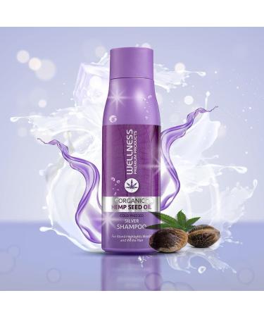 Shop Wellness Premium Silver Shampoo with Organic Hemp Seed Oil - Nourish & Revitalize Your Hair - Buy Online on GoSupps.com