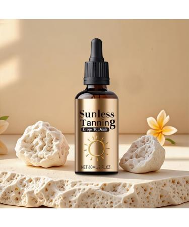 Gouttes autobronzantes boire bronzage naturel pour le visage et le corps 60 ml Tanner 2 pi ces - Buy Online on GoSupps.com