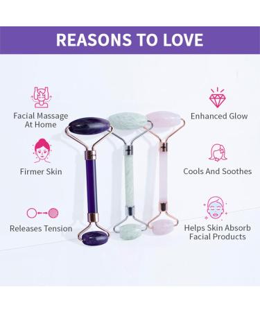 Nykaa Naturals Amethyst Face Roller - Diminish Fine Lines & Wrinkles | Natural Skin Calming Crystals | Tone & Sculpt Skin - 1 pc - Buy Online on GoSupps.com