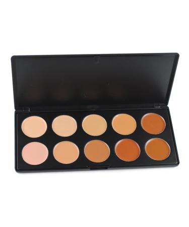 FantasyDay 10 Color Long-Lasting High Opacity Concealer Palette | Full Coverage Contouring Makeup Gift Set with Applicator - Buy Online on GoSupps.com