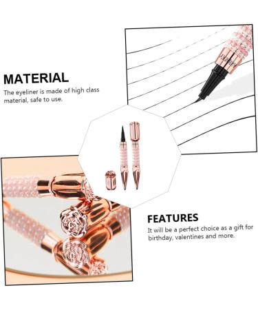 POPETPOP Brown Eyeliner 2pcs Liquid Eyeliner Tool Accessories for Girl Makeup Eyeliner Girl Eyeliner Scepter Woman No Smudge - Buy Online on GoSupps.com