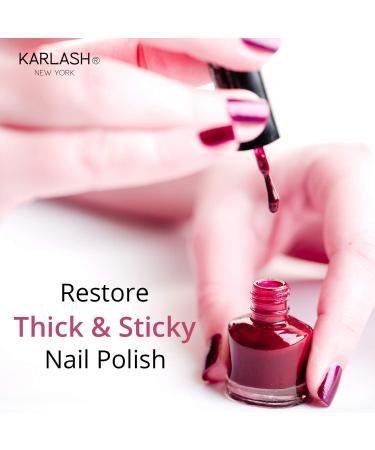 Karlash Professional Nail Polish Thinner 4 oz | Restore Thick & Sticky Polish | International Shipping Available - Buy Online on GoSupps.com