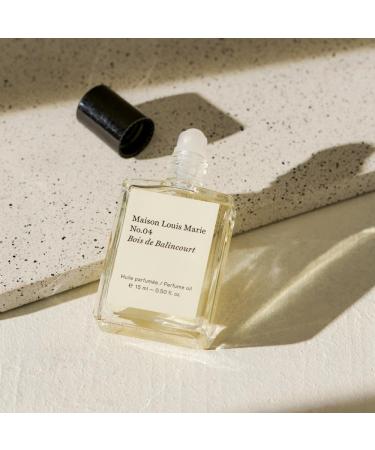 Maison Louis Marie - No.04 Bois de Balincourt Natural Roll-On Perfume Oil | Luxury Clean Beauty + Non-Toxic Fragrance (0.5 fl oz | 15 ml) - Buy Online on GoSupps.com