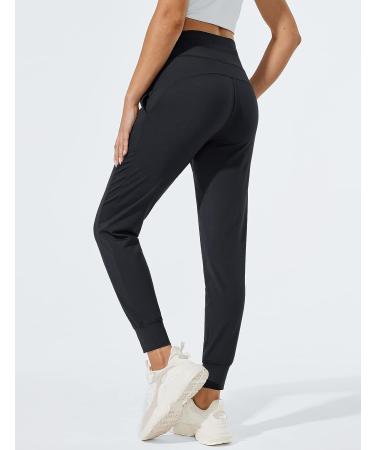 ZUTY High Waisted Women's Joggers with Pockets - Black, XX-Large - Buy Online on GoSupps.com