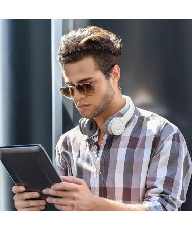 2pack Metal Hair Bands for Men Women's Headbands Unisex Black Wavy Spring Sports Headband for Men's Hair Band Hoop Clips Women Accessories Simple Elastic Non Slip Wide Headwear - Buy Online on GoSupps.com