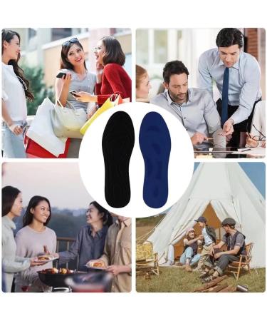 3 Pairs Memory Foam Insoles for Women - Comfort & Pain Relief Shoe Inserts - Black/Gray/Blue - Women 9-9.5/Men 7-7.5 - Buy Online on GoSupps.com