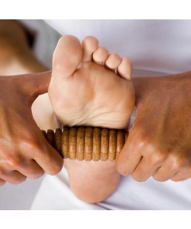 Wooden Foot Massage Roller for Reflexology | Effective Relief from Foot Pain - Buy Online on GoSupps.com
