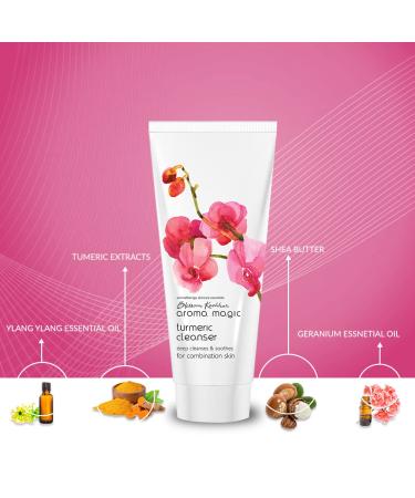 Aroma Magic Turmeric Cleanser for Combination Skin - 100g | Soothing & Gentle International Shipping - Buy Online on GoSupps.com