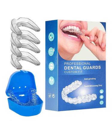 Upgraded Night Guards for Teeth Grinding Mouth Guards for Clenching Teeth at Night Sleeping Mouth Guards Night Mouth Guards for Teeth Grinding Snoring Exercise and Whitening Trays