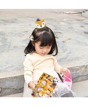 NALCY 24-Piece Hair Clips Set for Girls - Cute Yellow Hair Accessories with Box - Buy Online on GoSupps.com
