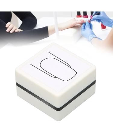 Nail Art Stamper for Square Nails - Reusable Hand-Painted Manicure Tool with Cover for DIY Designs - Buy Online on GoSupps.com