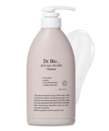 Dr. Bio Eco All-in-One Cleanser | 500g Hydrating Gentle Face Cleanser & Body Wash Moisturizing for Dry to Oily Skin | Fragrance-Free Pore Cleaner | Natural Face & Body Wash Korean Skin Care Products