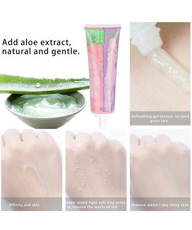 FREEORR 2Pcs Face and Body Cleansing Scrub Gel Deep Cleaning Exfoliating Body Scrub Face Scrub Facial Exfoliator Full Body Wash Scrub(#Aloe)-100 ml A-2pcs Aloe - Buy Online on GoSupps.com