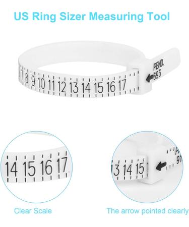 UUBAAR Ring Sizer Kit - 27 Pc Aluminum Ring Mandrel & Finger Gauge Set with Polishing Cloth - US Ring Sizing Tool for Men and Women - Buy Online on GoSupps.com