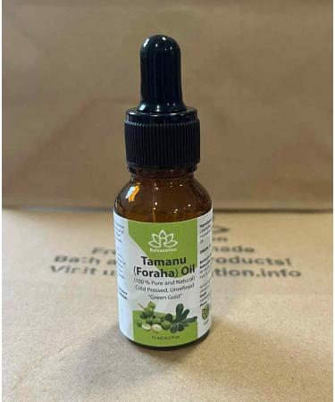 Relaxcation Tamanu Oil | Cold Pressed Natural Oil for Skin Hair & Nails | Unrefined Botanical | Vegan Hexane Free Amber Glass Dropper (4 oz) 4 Fl Oz (Pack of 1) - Buy Online on GoSupps.com