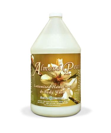 Quality Chemical Almond Pearl Luxury Hand Soap / 1 gallon (128 oz.)