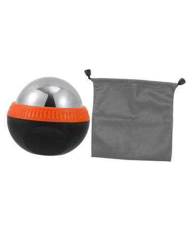 Beavorty 1Stk massage globe made of stainless steel massage roller foot massage device Stainless steel massage ball multifunctional tool roll manual massage device ball for fitness meridian puck blushing 8.3x7.5x7cm rosy