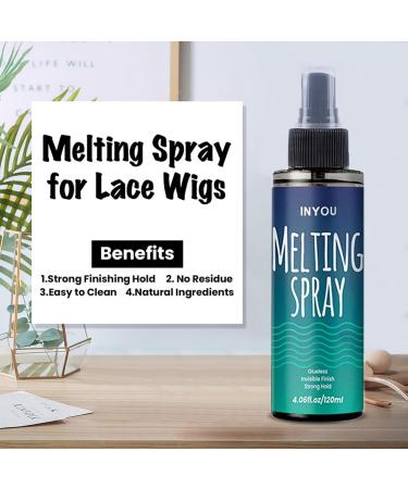 Lace Wig Melting Spray - Strong Hold & Best Adhesive for Wigs | Lace Melting Spray for Perfect Finish - Buy Online on GoSupps.com