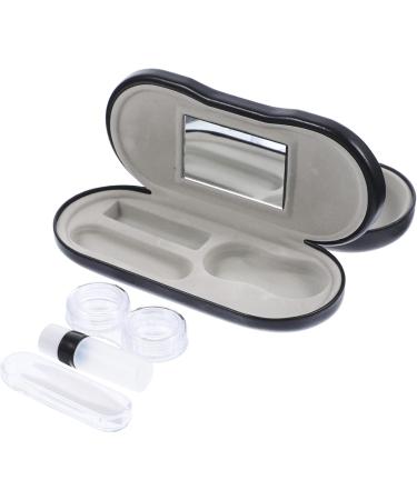 HOMSFOU 5-Piece Double Layer Velvet Camouflage Glasses Case Set - Stylish Ladies Mirror Box (15.7 x 7.4 x 4 cm) for International Shipping - Buy Online on GoSupps.com