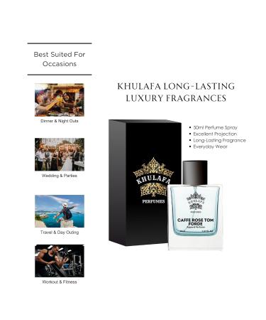 Caffe Rose Tom Forde Perfume For Men | Woody Aromatic Fragrances | Long Lasting Mens Perfume | Fragrance Sutaible for Any Occasion | Gift For Him - Buy Online on GoSupps.com