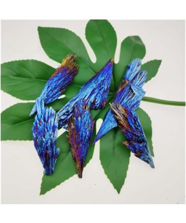 Natural Black Tourmaline Rough Stone Electroplated Blue Crystal Minerals Home Goods Randomly send 1 Piece - Buy Online on GoSupps.com