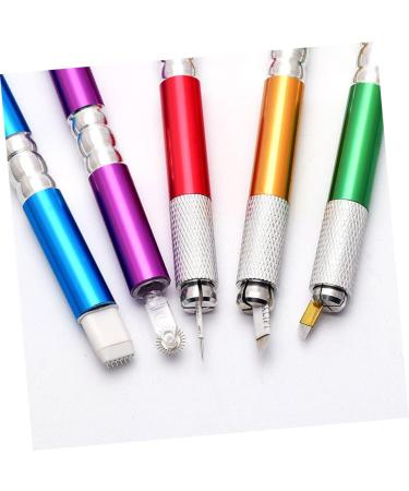 FOMIYES Microblading Pen 18 pcs Makeup Professional Permanent Pen Manual Supplies Pencil Eyebrow for Embroidered Steel Pens - Buy Online on GoSupps.com