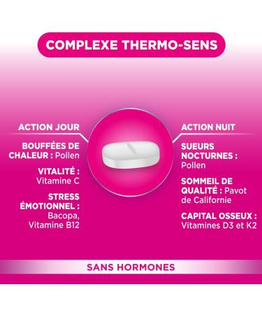 Fort Pharma F minae 24 Hormone Free | Menopause Herbal and Vitamin Supplement - Beta Alanine Lavender Vitamin B12 Pollen - Energy Soothing Sleep | 60 tablets - Buy Online on GoSupps.com
