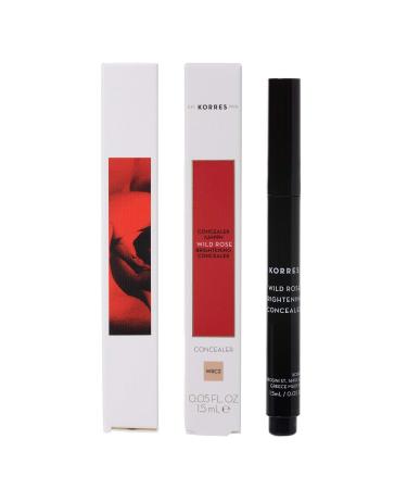 KORRES WILD ROSE Concealer - WRC2 - medium with wild rose oil against dark circles for a smoother & brighter eye area 1.5 ml - Buy Online on GoSupps.com