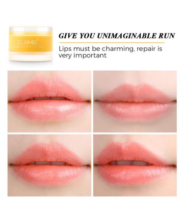 Buy Lip Sleeping Mask & Scrubs - Overnight Moisturizer for Dry Cracked Lips | Exfoliate & Repair | Orange Lip Treatment - Fast International Shipping - Buy Online on GoSupps.com