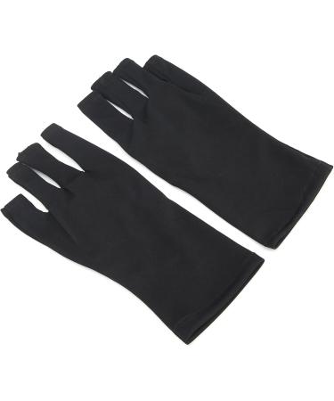 1 Pair Nail Art Protection Gloves Anti UV Glove LED Nail Art Curing Lamp Protection Glove Manicure Protection Glove Skin Care Glove (Black) - Buy Online on GoSupps.com
