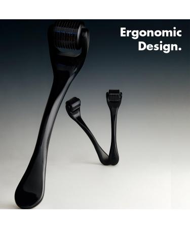 Derma Roller by HommieHonnie - 540 Titanium Microneedles 0.25mm for Face Hair & Beard | International Shipping - Buy Online on GoSupps.com