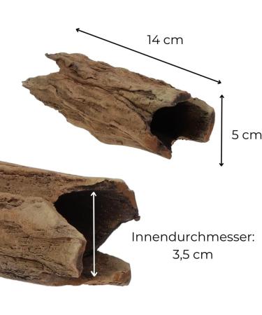 Buy Garpet Aquarium Decoration Cave Tube - Natural Wood Root Aquarium Decor - Buy Online on GoSupps.com