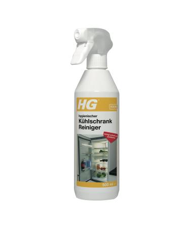 HG hygienic refrigerator cleaner a rapidly drying and freshly smelling refrigerator cleaner for fast strip -free and hygienically thorough cleaning - 500 ml fresh 500 ml (1 Pack) - Buy Online on GoSupps.com