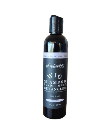 All Natural Wig Shampoo for Human & Synthetic Wigs | Vegan Lavender Scent | Cleans Conditions Detangles | Made in USA - Buy Online on GoSupps.com