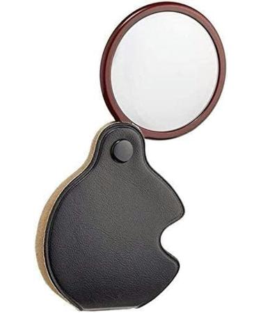 Portable Magnifier Folding 3.5 Times 20 Portable Hd Old Reading Small 10 Glass Hd Zoom Compact and Portable Full of Stars