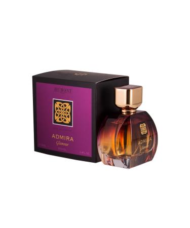 Dumont ADMIRA GLAMOUR - 3.4oz - Eau De Parfum - Unisex Perfume for Men & Women - Fruity & Floral Fragrances - Long Lasting Cologne Mist & Body Spray - for Him & Her
