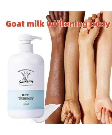 Chitaaksh Goat Milk Mousse Body Wash Moisturizing Shower Gel | Hydrating Body Care for Women & Men | Korean Radiance Butter - Buy Online on GoSupps.com