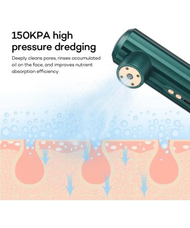 Srutueo 1Set Mini Nano Mist Sprayer Steamer Humidifier Oxygen Injection Instrument Skin Care Tools Green - Buy Online on GoSupps.com